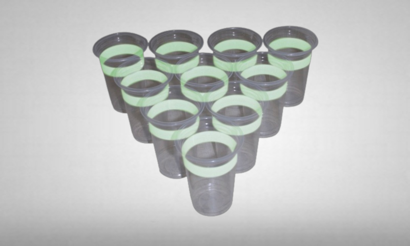 glow in the dark beerpong bekers